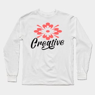 Creative Flowers Long Sleeve T-Shirt